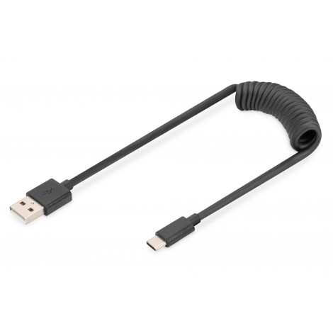 Digitus USB C, plug USB 2.0 Type A, plug