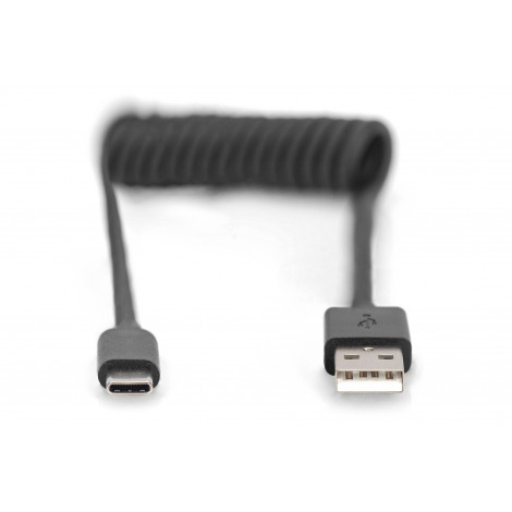 Digitus USB C, plug USB 2.0 Type A, plug