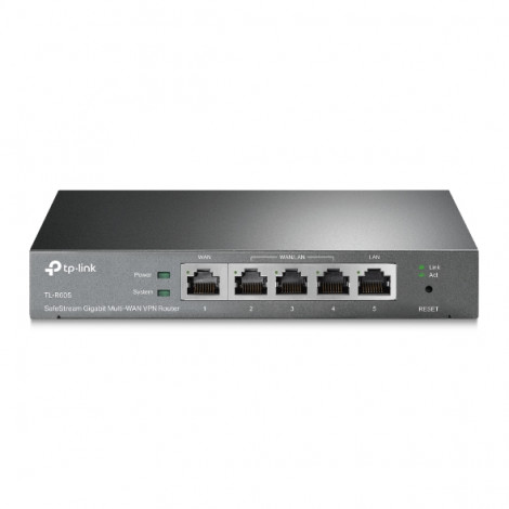 TP-LINK SafeStream Multi-WAN VPN Router TL-ER605 802.1q 10/100/1000 Mbit/s Ethernet LAN (RJ-45) ports 1 Fixed Gigabit LAN Port M