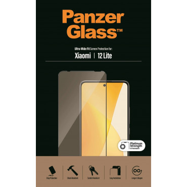PanzerGlass Screen protector Xiaomi 12 Lite Case friendly