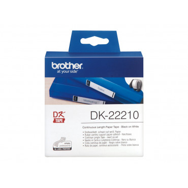 Brother DK-22210 Continuous Length Paper Label White DK 29mm 30.5 m