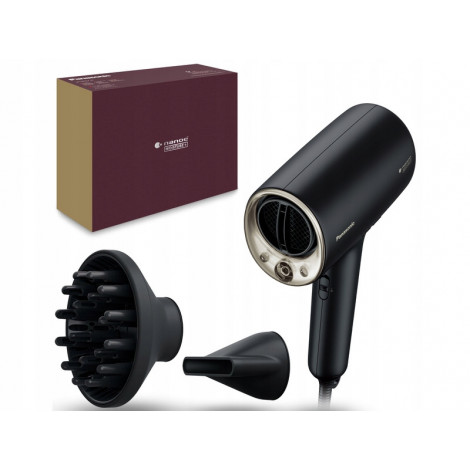 Panasonic MPN EH-NA0J-N825 Nanoe Hair Dryer, 3 Speed Settings, 4 Temperature modes, Black