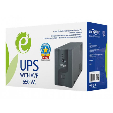 Gembird UPS UPS-PC-652A with AVR 650 VA 220 V 220 V