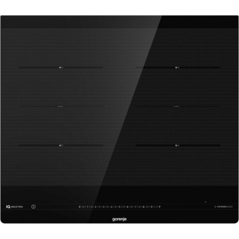 Gorenje Hob IS646BG Induction Number of burners/cooking zones 4 Slider Timer Black Display