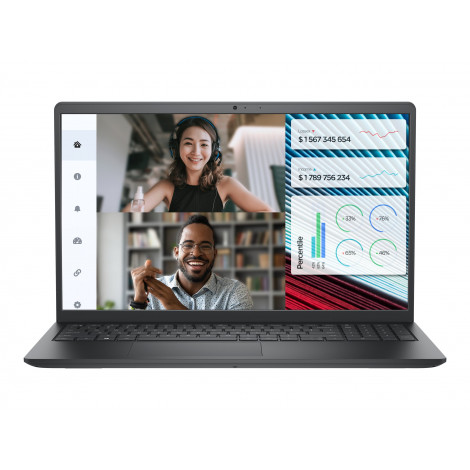 Dell Vostro 15 3520 Black 15.6 " WVA FHD Anti-glare Intel Core i7 i7-1255U 16 GB DDR4 SSD 512 GB Intel Iris Xe Graphics Ubuntu 8