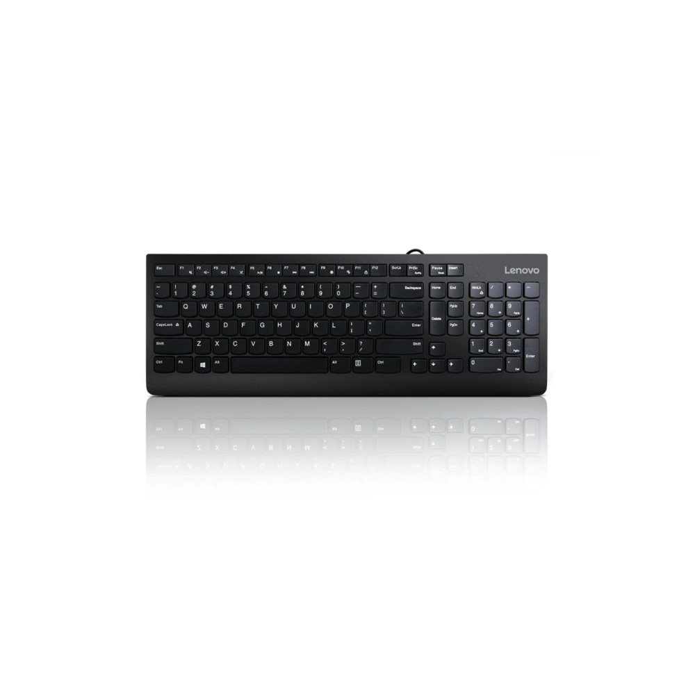 Lenovo USB Keyboard 300 Standard Wired Complete ergonomic design. Spill resistant keys with board drain. Concaved key caps fitte