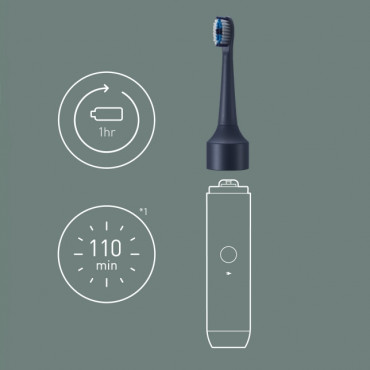 Panasonic ER-6CT01A303 Multishape Replacement electric toothbrush head, 4 pcs, Black Panasonic