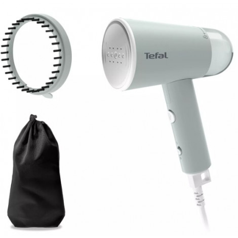 Tefal DT1034 Tefal Travel Handheld Garment Steamer, Power 1200W, Water tank 0.07 L, Light green TEFAL