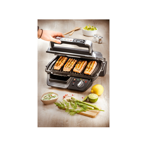 TEFAL SuperGrill Timer Multipurpose grill GC451B12 Contact 2000 W Stainless steel