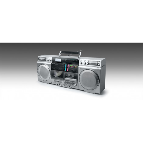 Muse M-380 GBS Ghetto Blasters, Silver Muse