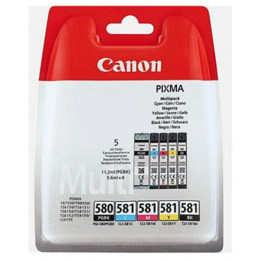 Canon CLI-581 CMYBK MULTI BL SEC Ink Cartridge Canon