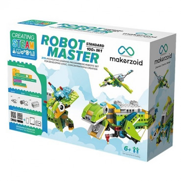 MAKERZOID Robot Master Standard programuojamas konstruktorius 100in1
