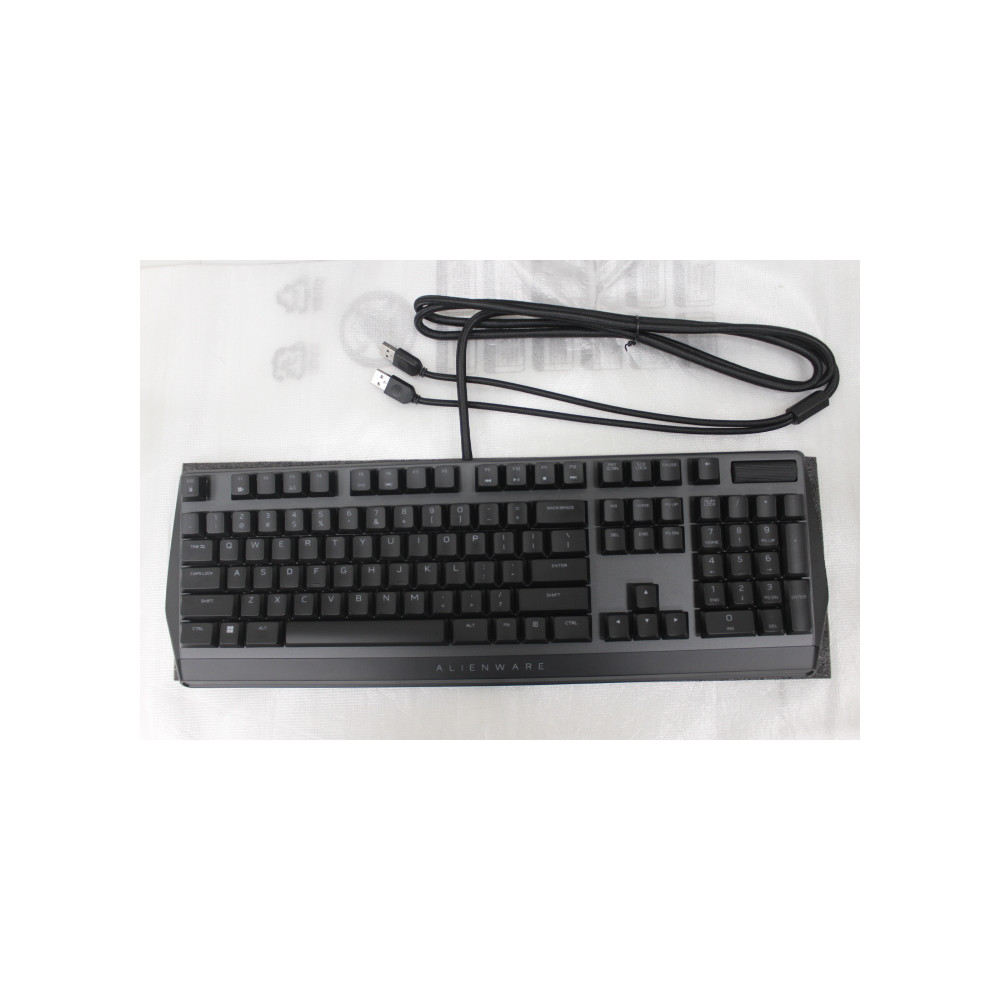 SALE OUT. Dell Alienware Gaming Keyboard AW510K English Numeric keypad Wired Mechanical Gaming Keyboard RGB LED light EN USB USE