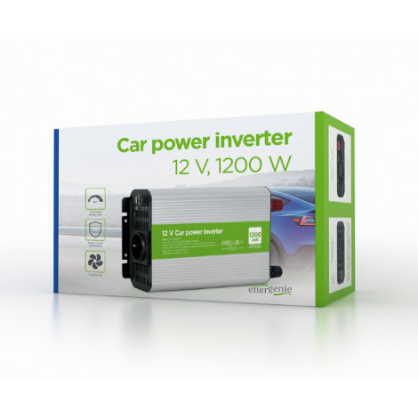 EnerGenie 12 V Car power inverter, 1200 W EG-PWC1200-01