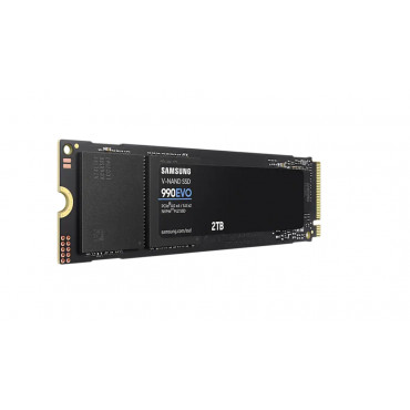 Samsung 990 EVO 2000 GB SSD form factor M.2 2280 SSD interface NVMe Write speed 4200 MB/s Read speed 5000 MB/s