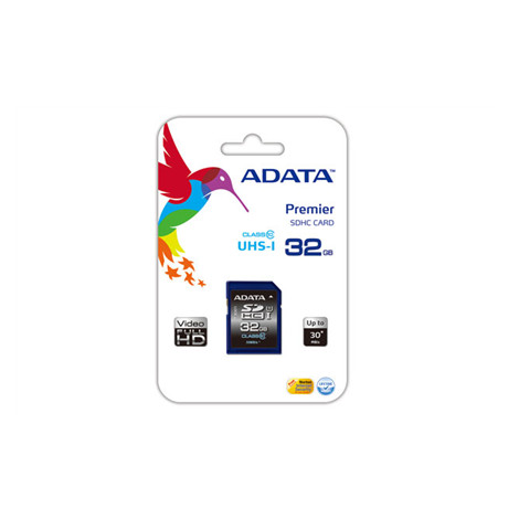 ADATA Premier 32 GB SDHC Flash memory class 10 No