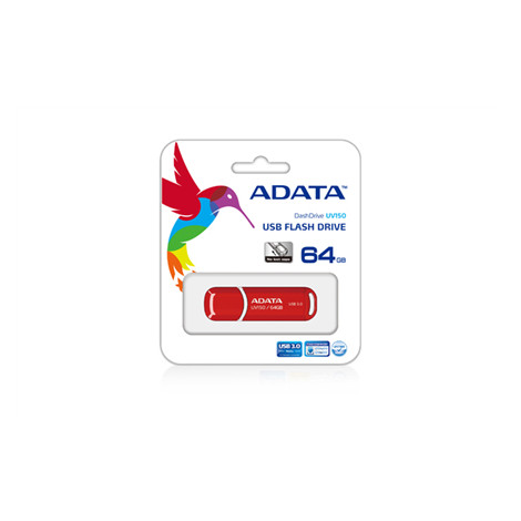 ADATA UV150 64 GB USB 3.0 Red