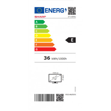 Sharp 40FA2E 40" (101 cm) FHD Black