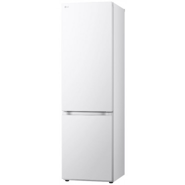 LG GBV5240DSW Refrigerator, Free-standing, Bottom freezer, D, Height 2,03 m, Net fridge 277 L, Net freezer 110 L, White LG