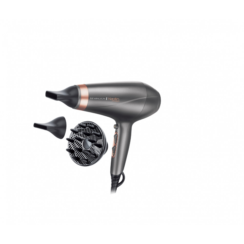 Remington Hair Dryer AC8820 2200 W Number of temperature settings 3 Ionic function Diffuser nozzle Silver