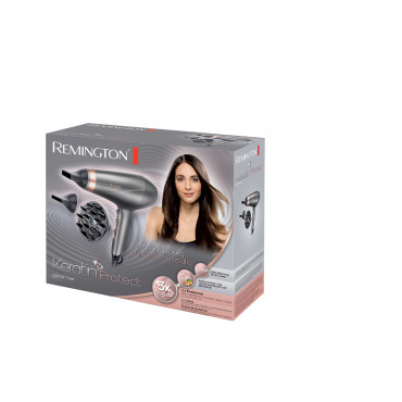 Remington Hair Dryer AC8820 2200 W Number of temperature settings 3 Ionic function Diffuser nozzle Silver