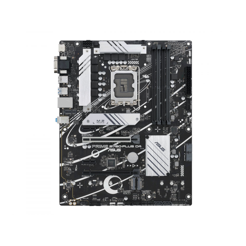 Asus PRIME B760-PLUS D4 Processor family Intel Processor socket LGA1700 DDR4 Supported hard disk drive interfaces M.2, SATA Numb