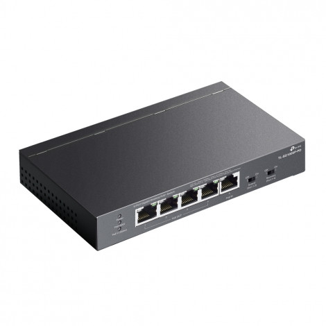 TP-LINK | 5-Port Gigabit Desktop Switch with 4-Port PoE | TL-SG1005P-PD | Unmanaged | Desktop/Wall mountable