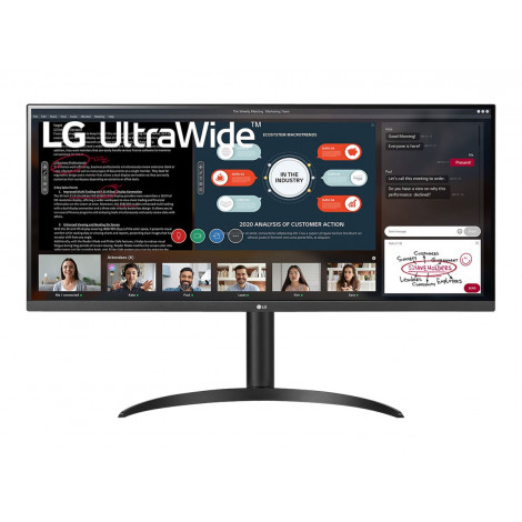 LG | 34WP550-B | 34 " | IPS | UltraWide Full HD | 21:9 | 5 ms | 200 cd/m | Black | Headphone Out | HDMI ports quantity 2 | 75 Hz