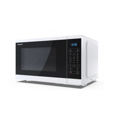 Sharp | Microwave Oven with Grill | YC-MG252AE-W | Free standing | 25 L | 900 W | Grill | White