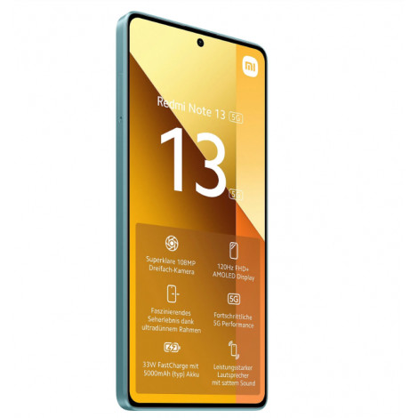 Xiaomi | Redmi | Note 13 | Ocean Teal | 6.67 " | AMOLED | 1080 x 2400 pixels | Mediatek | Dimensity 6080 | Internal RAM 8 GB | 2