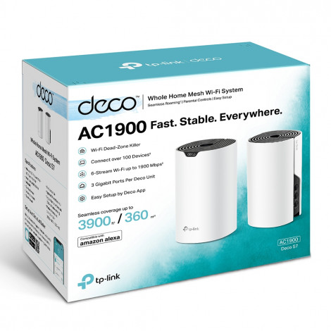 TP-LINK Deco S7(2-pack) AC1900 Whole Home Mesh Wi-Fi System TP-LINK