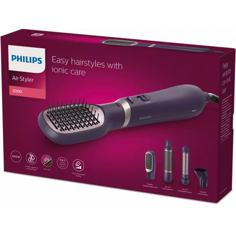 Philips | Hair Styler | BHA313/00 3000 Series | Warranty 24 month(s) | Ion conditioning | Temperature (max) C | Number of heatin