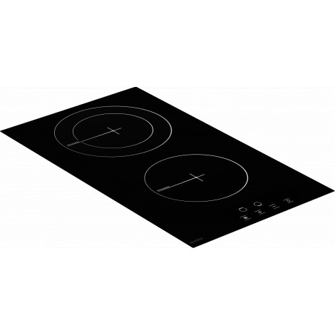 Simfer | H3.020.DEBSP | Hob | Vitroceramic | Number of burners/cooking zones 2 | Touch | Black