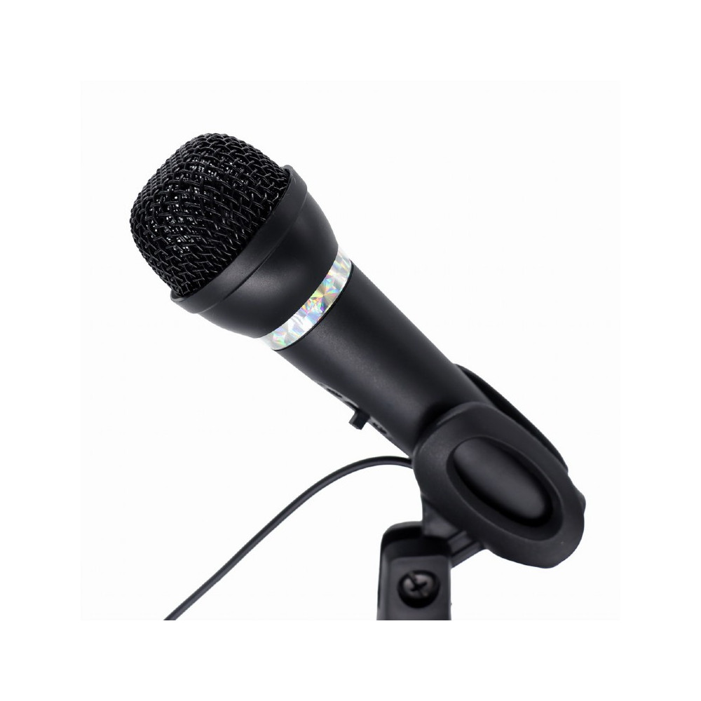 Gembird | Condenser Microphone with Desk-stand | MIC-D-04 | 3.5 mm jack | Black