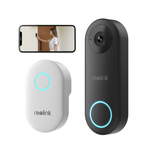 Reolink D340W Smart 2K+ Wired WiFi Video Doorbell with Chime Reolink