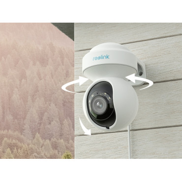 Reolink 4K Smart WiFi Camera with Auto Tracking E Series E560 PTZ 8 MP 2.8-8mm IP65 H.265 Micro SD, Max. 256 GB
