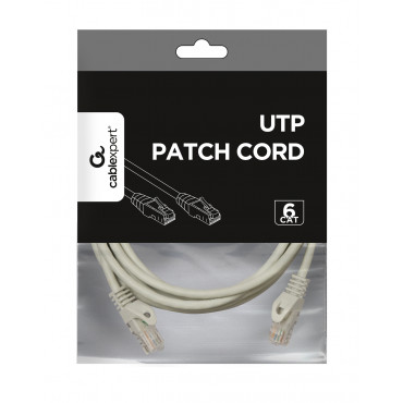 Cablexpert UTP Cat6 Patch cord, grey, 3 m