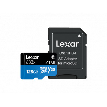 Lexar | High-Performance 633x | UHS-I | 128 GB | micro SDXC