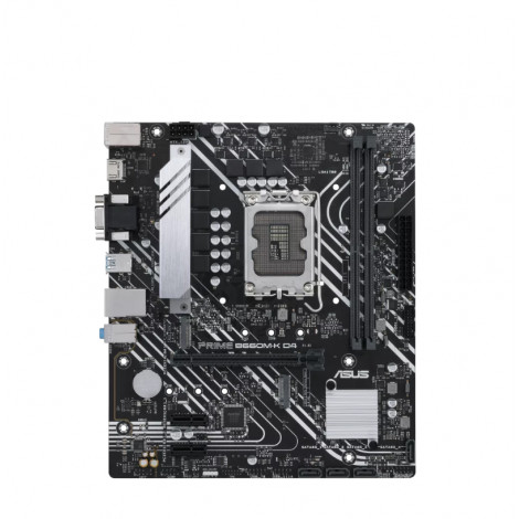 Asus PRIME B660M-K D4 Asus Processor family Intel Processor socket LGA1700 DDR4 DIMM Supported hard disk drive interfaces SATA, 