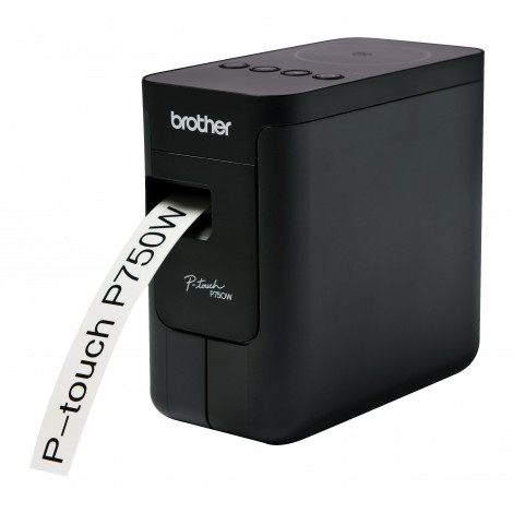 PT-P750W | Mono | Thermal | Label Printer | Wi-Fi | Maximum ISO A-series paper size Other | Black