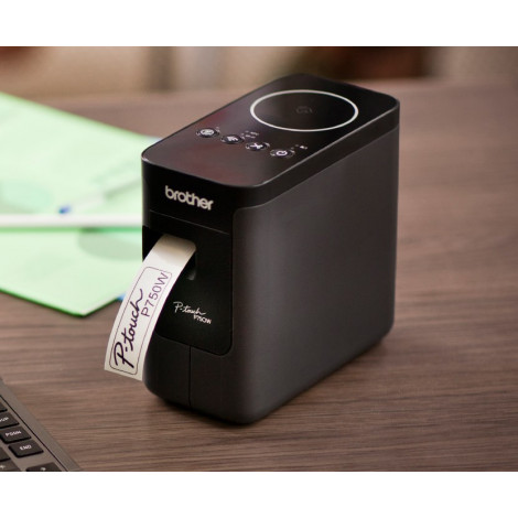 PT-P750W | Mono | Thermal | Label Printer | Wi-Fi | Maximum ISO A-series paper size Other | Black