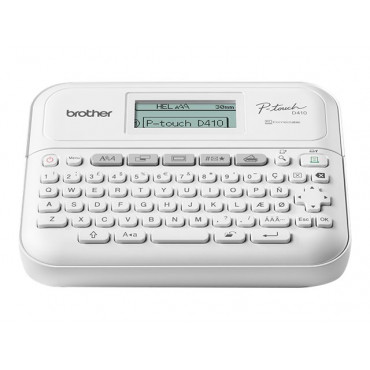 PT-D410 | Mono | Thermal | Label Printer | White