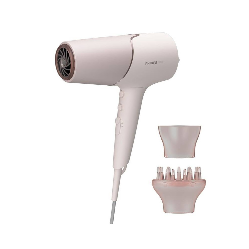 Philips Hair Dryer | BHD530/20 | 2300 W | Number of temperature settings 3 | Ionic function | Diffuser nozzle | Pink