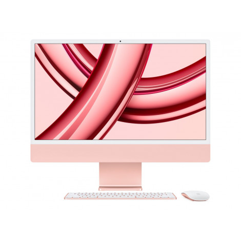 Apple iMac 24 4.5K Retina, Apple M3 8C CPU, 10C GPU/8GB/512GB SSD/Pink/INT Apple