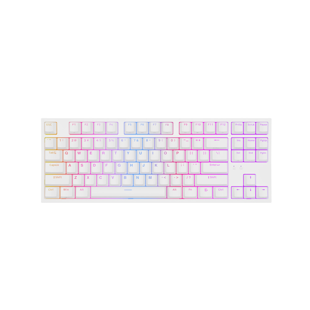 White | Mechanical Gaming Keyboard | THOR 404 TKL RGB | Genesis | Mechanical Gaming Keyboard | Wired | US | USB Type-A | 1005 g 