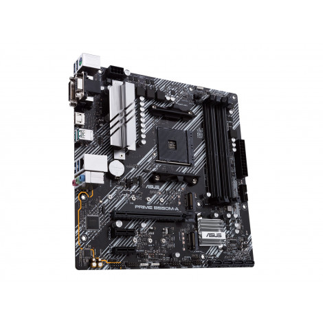 Asus | PRIME B550M-A | Processor family AMD | Processor socket AM4 | DDR4 | Memory slots 4 | Supported hard disk drive interface