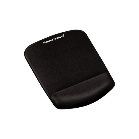 Fellowes Mouse pad with wrist support PlushTouch, black Fellowes