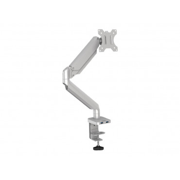 Fellowes arm for 1 monitor - Platinum silver