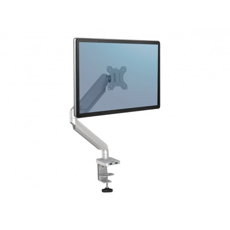 Fellowes arm for 1 monitor - Platinum silver