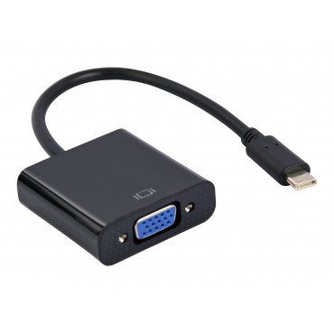 Cablexpert VGA | USB Type-C to VGA adapter cable | A-CM-VGAF-01 | 0.15 m | Black | USB Type-C
